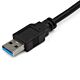 StarTech.com USB to Ethernet Adapter, USB 3.0 to 10/100/1000 Gigabit Ethernet LAN Converter for Laptops, 11.8in/30cm Attached Cable, USB to RJ45 Adapter, NIC Adapter, USB Network Adapter