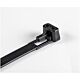 StarTech.com 8"(20cm) Reusable Cable Ties - 1/4"(7mm) wide, 1-7/8"(50mm) Bundle Dia. 50lb(22kg) Tensile Strength, Releasable Nylon Ties, Indoor/Outdoor, 94V-2/UL Listed, 100 Pack - Black