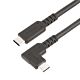 StarTech.com 6.6ft (2m) USB-C Cable, Right-Angled, USB 5Gbps, 100W (5A) Power Delivery, 4K 60Hz DP Alt e, Rugged USB C Cord - Thunderbolt Compatible