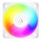 ARCTIC Freezer P12 Pro Reverse A-RGB (White) - 120 mm A-RGB PWM Fan with Cable Splitter