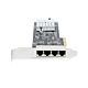 StarTech.com 4-Port 2.5Gbps NBASE-T PCIe Network Card, Intel I225-V, Quad-Port Computer Network Card, Multi-Gigabit NIC, PCI Express Server LAN Card, Desktop Ethernet Interface