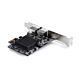 StarTech.com 2-Port 5G Gigabit PCIe Network Adapter Card, 5G/2.5G/1G/100M/10M PCI Express LAN Card, tek RTL8126, Windows and Linux, TAA Compliant