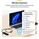 StarTech.com 4-Port USB-A Hub, 5Gbps, Bus Powered, USB-A to 4x USB-A Mini Hub, Extra Long 2ft/61cm Host Cable, PCR Plastic, Portable Desktop / Laptop USB Hub