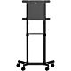 StarTech.com Mobile TV Cart - Portable Rolling TV Stand for 37-70" VESA Display (154lb/70kg) - TV Stand w/Shelf & Storage Compartment - Rotate/Tilt Display - Universal TV Mount on Wheels