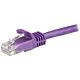 StarTech.com 1.5m CAT6 Ethernet Cable - Purple CAT 6 Gigabit Ethernet Wire -250MHz 100W PoE RJ45 UTP Network/Patch Cord Snagless w/Strain Relief Individually Tested