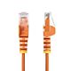 StarTech.com 2m Orange Slim CAT6 Ethernet Cable, Snagless, 100W PoE, UTP, LSZH, 28AWG Pure Bare Copper Wire, Slim RJ45 Network Patch Cord w/Strain Reliefs, Individually Tested