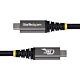 StarTech.com 50cm (1.6ft) USB4 Cable, 80Gbps, USB-IF  USB-C Cable, 240W PD, 8K 120Hz/4K 240Hz DP2.1 DP80, TPE Jacket, Thunderbolt 4 Compatible - Black USB-C Cord