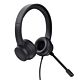 Trust HS-201 Headset Wired Head-band Office/Call center USB Type-A Black
