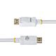 StarTech.com 6ft (1.8m) White VESA  DisplayPort 1.2 Cable, 4K 60Hz, 21.6Gbps, Latching DP Connectors, DP 1.2 DisplayPort Cable, DP Monitor Cord, M/M