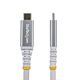 StarTech.com 3m (10ft) USB4 Cable, 20Gbps, USB-IF  USB-C Cable, 60W PD, 4K 120Hz DP 1.4, TPE Jacket, White USB-C Cord