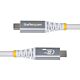 StarTech.com 3m (10ft) USB4 Cable, 20Gbps, USB-IF  USB-C Cable, 60W PD, 4K 120Hz DP 1.4, TPE Jacket, White USB-C Cord