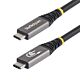 StarTech.com 3m (10ft) USB4 Cable, 20Gbps, USB-IF  USB-C Cable, 60W PD, 4K 120Hz DP 2.1, TPE Jacket, Black USB-C Cord