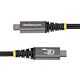 StarTech.com 3m (10ft) USB4 Cable, 20Gbps, USB-IF  USB-C Cable, 60W PD, 4K 120Hz DP 2.1, TPE Jacket, Black USB-C Cord