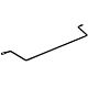 StarTech.com Horizontal Cable Lacing Bars with 4 in. Offset for Racks - 10 Pack