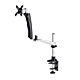 StarTech.com Monitor Desk Mount For 27in 16:9 or 30in 21:9 Ultrawide Screens, VESA 75x75/100x100, Tool-Less Arm Adjustments, C-Clamp/Gmet, Spring-Assisted Arm