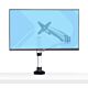 StarTech.com Monitor Desk Mount For 27in 16:9 or 30in 21:9 Ultrawide Screens, VESA 75x75/100x100, Tool-Less Arm Adjustments, C-Clamp/Gmet, Spring-Assisted Arm