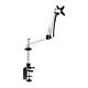 StarTech.com Monitor Desk Mount For 27in 16:9 or 30in 21:9 Ultrawide Screens, VESA 75x75/100x100, Tool-Less Arm Adjustments, C-Clamp/Gmet, Spring-Assisted Arm