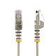 StarTech.com 25cm Gray Slim CAT6 Ethernet Cable, Snagless, 100W PoE, UTP, LSZH, 28AWG Pure Bare Copper Wire, Slim RJ45 Network Patch Cord w/Strain Reliefs, Individually Tested