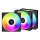 ARCTIC Freezer P14 Pro Reverse A-RGB - 3 Pack - 140 mm A-RGB PWM Fan with Cable Splitter