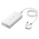 j5create JUP37185W 185W GaN PD 3.1 USB-C® 3-Port Charger-UK, Black
