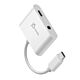 j5create JCA122 USB-C® to 3.5mm Audio Adapter with Power Delivery, Black