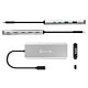 j5create JCD401 USB4™ Dual 4K Multi-Port Hub, Silver
