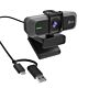 j5create JVU430 USB 4K Ultra HD Webcam, 3840 x 2160 Video Capture Resolution, Black and Silver