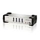 ATEN 4-Port USB - PS/2 VGA KVM Switch with Audio & USB 2.0 Hub (KVM Cables included)