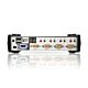 ATEN 4-Port USB - PS/2 VGA KVM Switch with Audio & USB 2.0 Hub (KVM Cables included)