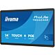 iiyama TW2424AS-B3P Signage Display Interactive flat panel 60.5 cm (23.8") Wi-Fi 450 cd/m² Full HD Black Touchscreen Built-in processor Android 24/7