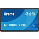 iiyama TW2424AS-B3P Signage Display Interactive flat panel 60.5 cm (23.8") Wi-Fi 450 cd/m² Full HD Black Touchscreen Built-in processor Android 24/7