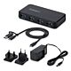 StarTech.com 4-Port USB-A Hub, 5Gbps, Self-Powered, 2-in-1 USB-C and USB-A Host Cable, 1x BC 1.2 Charging Port, 24W Power Adapter Included, MacBook and Windows