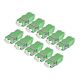 StarTech.com LC to LC Coupler 10 Pack, OS2 Single e SC Footprint LC Fiber Optic Coupler without Flange, LC/APC Duplex Adapter