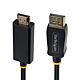 StarTech.com 2m DisplayPort to HDMI Adapter Cable with Gripping Connectors, 4K 60Hz, HDR, Uni-Directional DP to HDMI Video Converter, DP Desktop to HDMI Monitor