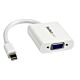 StarTech.com Mini DisplayPort to VGA Adapter - Active Mini DP to VGA Converter - 1080p Video - mDP or Thunderbolt 1/2 Mac/PC to VGA Monitor/Projector/Display - mDP 1.2 to VGA Dongle - White
