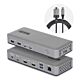StarTech.com Dual-Monitor USB-C Docking Station, HDMI, 4K 60Hz, 100W Laptop Charging, 1GbE, Driverless, Multi-Monitor Dock For Windows