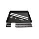 StarTech.com 1U Sliding Server Rack Mount Keyboard Shelf Tray, 55lbs (25Kg), 22in (55cm) Deep Steel Pull Out Drawer for 19" AV, Network Equipment Rack