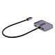 StarTech.com USB C Video Adapter, USB C to HDMI VGA Multiport Adapter, 3.5mm Audio, 4K 60Hz HDR, 100W PD Pass-Through, Thunderbolt 3/4 Compatible - USB C Display Travel Adapter