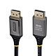 StarTech.com 1m DisplayPort 2.1 Cable, VESA  DP80 DisplayPort Cable, Uncompressed 10K/8K 60Hz, 16K 60Hz/8K 240Hz w/DSC 1.2a, DP 2.1 Monitor Cord