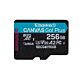 Kingston Technology 256GB microSDXC Canvas Go Plus Gen4 200MB/s A2 U3 V30 Card + Adapter