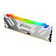 Kingston Technology FURY 32GB 6400MT/s DDR5 CL32 DIMM Renegade RGB White XMP