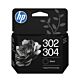 HP 302/304 Tri-color/Black Ink Cartridge Combo 2 Pack