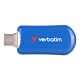 Verbatim Plectra USB-C Flash Drive Blue 128GB