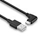 Lindy 1m USB 2.0 Type A to Right-Angled USB-C Cable