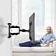 Hama TV Wall Bracket, Swivel, Extendable, Long Arm, 165 cm (65), up to 25 kg