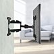 Hama TV Wall Bracket, Swivel, Extendable, Long Arm, 165 cm (65), up to 25 kg