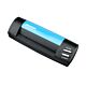 Plustek MobileOffice S602 Business card scanner 1200 x 1200 DPI A6 Black, Blue