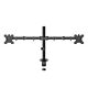 Hama Monitor Mount, 2 Monitors, Height-adjustable, Swivel/Tilt, 13" - 35", Black