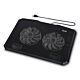 Hama Black Metal laptop cooling pad 39.6 cm (15.6")