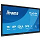 iiyama TE7515A-B2AG Signage Display Kiosk design 190.5 cm (75") Wi-Fi 550 cd/m² 4K Ultra HD Black Touchscreen Built-in processor Android 24/7